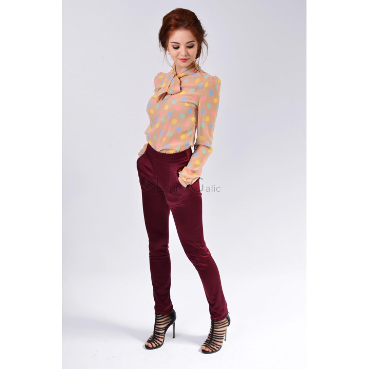 Aura shirt with polka dotts
