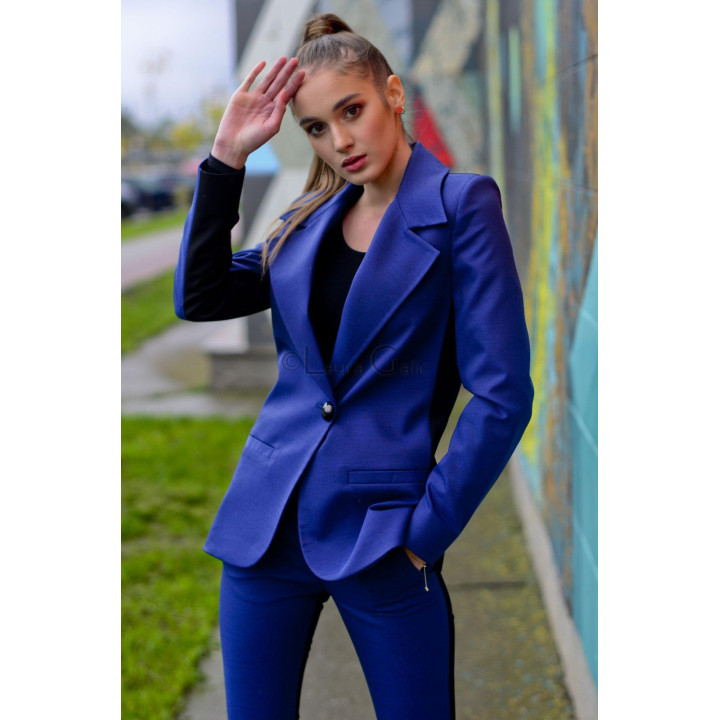 Costum Ramona color-mix cu 3 piese