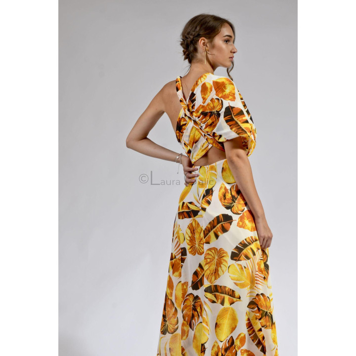Rochie Agnes 3, esarfe prindere variata