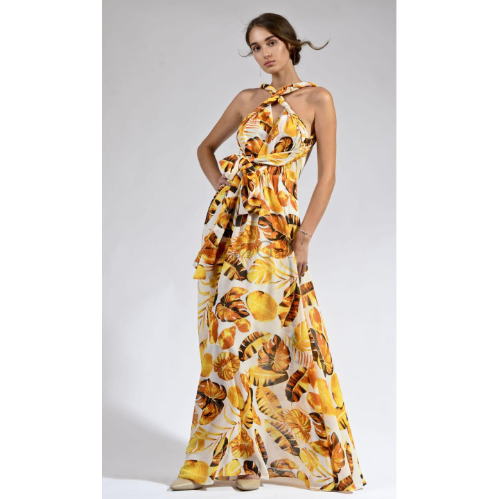 Rochie Agnes 3, esarfe prindere variata