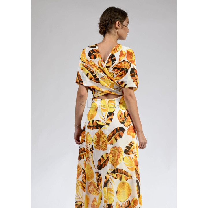 Rochie Agnes 3, esarfe prindere variata