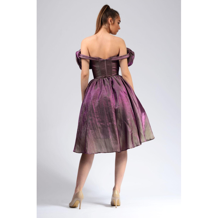 Rochie corset inimioara cu bretele lasate