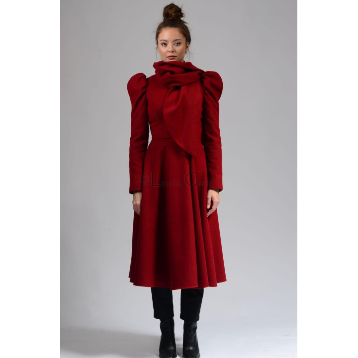 Beatrice 3 coat, winter lining, wool thread
