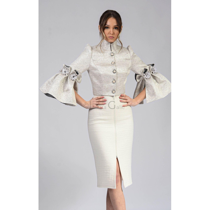 Costum Federica 2 cu fusta conica