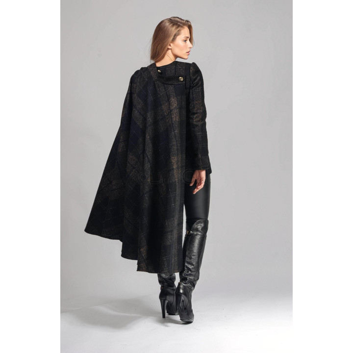 Rebecca 1 Coat , detachable cape