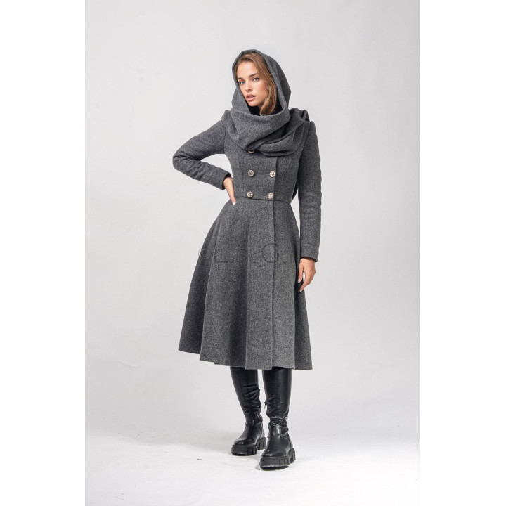 Miranda 4 coat, midi