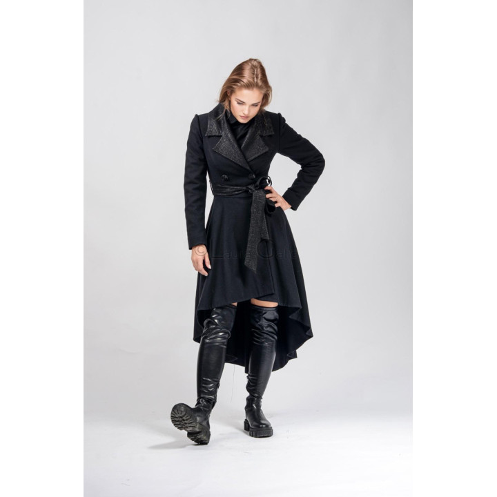 Lavinia 2 coat, wrap closure