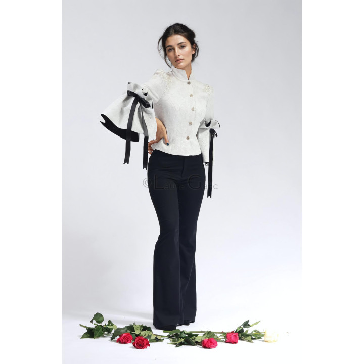 Costum Brocard Federica 2, cu pantaloni evazați