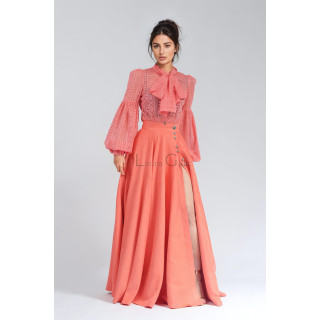 Cezara 3 ensemble with Luana lace shirt