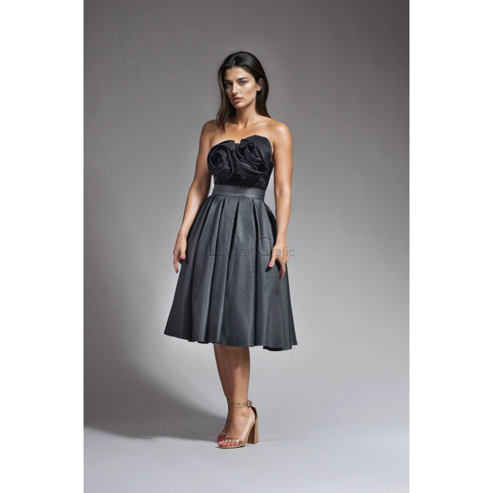 Marisa skirt and Silk rose corset ensemble