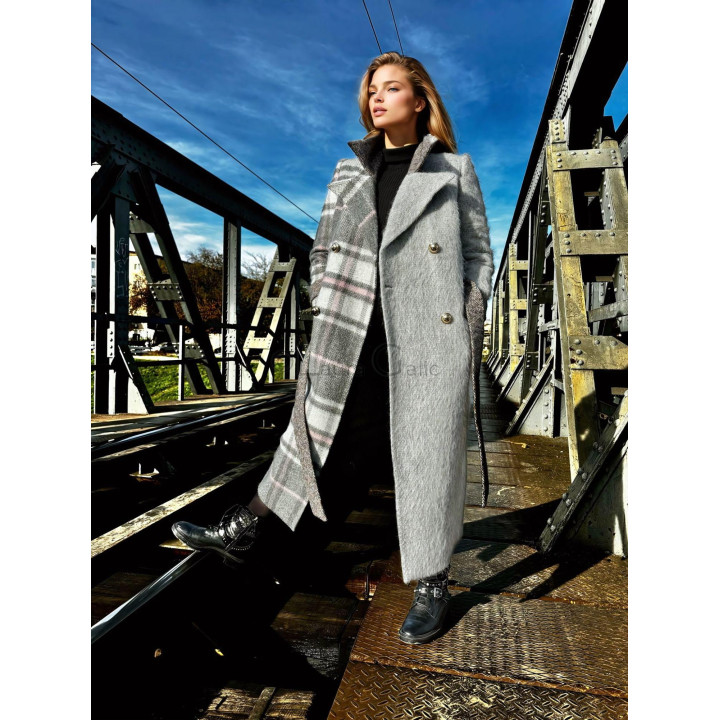 Romanita 3 coat, neutral color mix