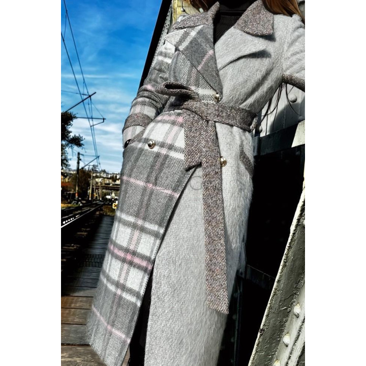 Romanita 3 coat, neutral color mix