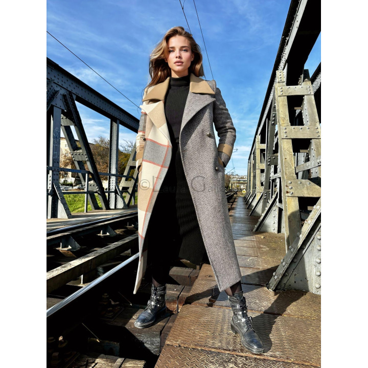 Romanita 3 coat, warm color mix