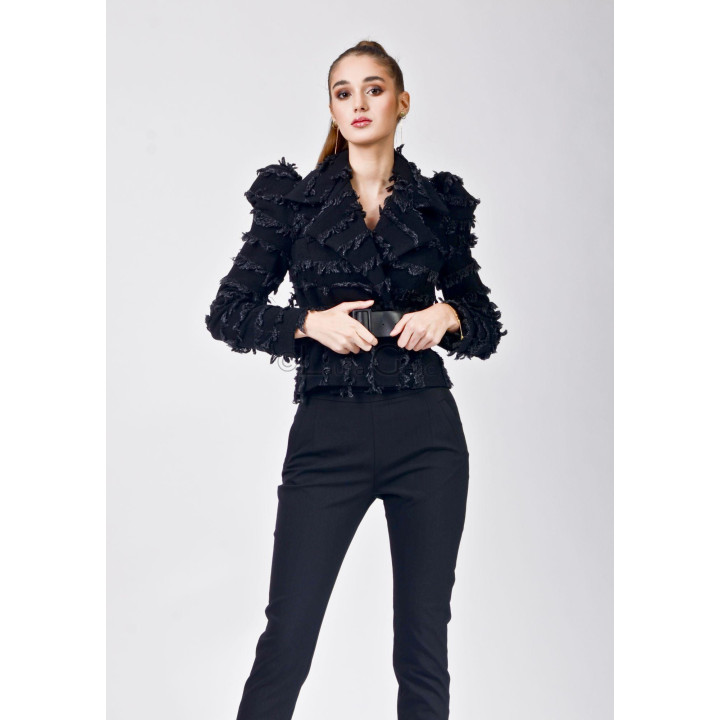 Sacou denim matlasat Carmen