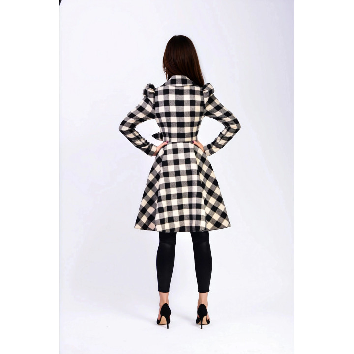 Ofelia wool midi Coat, with detachable rose