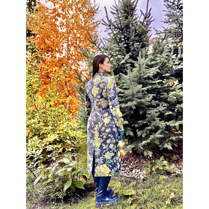 Palton Victra cu Imprimeu Floral | Laura Galic