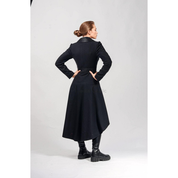 Palton Lavinia 2, revere impletite si cordon stoc