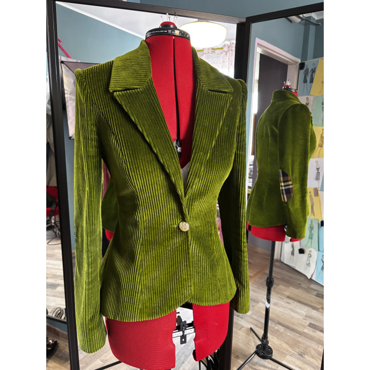 One-of-a kind Courduroi jacket