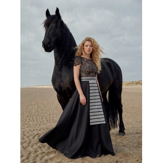 Compleu 3 piese: Bluza Crina dantela, fusta Hera, catrinta detasabila