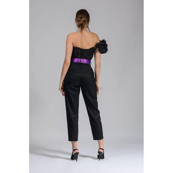 Compleu Kendra  corset Matase cu pantaloni Zoot copy